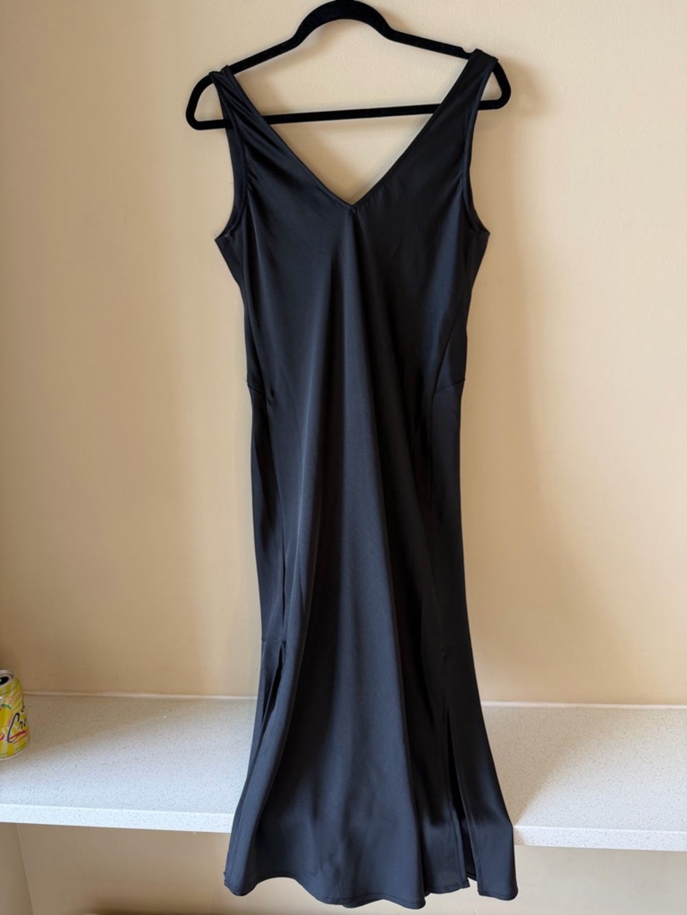 A NEW DAY Black V-Neck Midi Dress